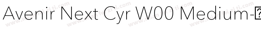 Avenir Next Cyr W00 Medium字体转换